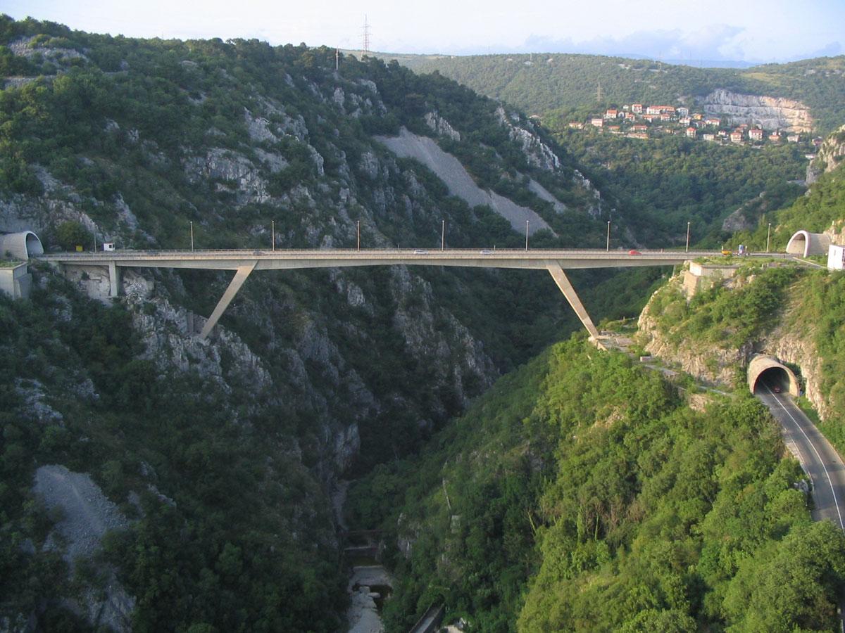Rjecina-Talbrücke 