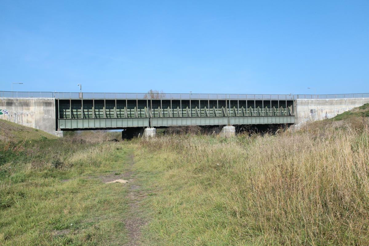 Canal Bridge over the Ems River 