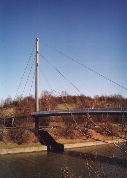 J. Wild Street Footbridge, Nuremberg, over de Main-Danube Canal 