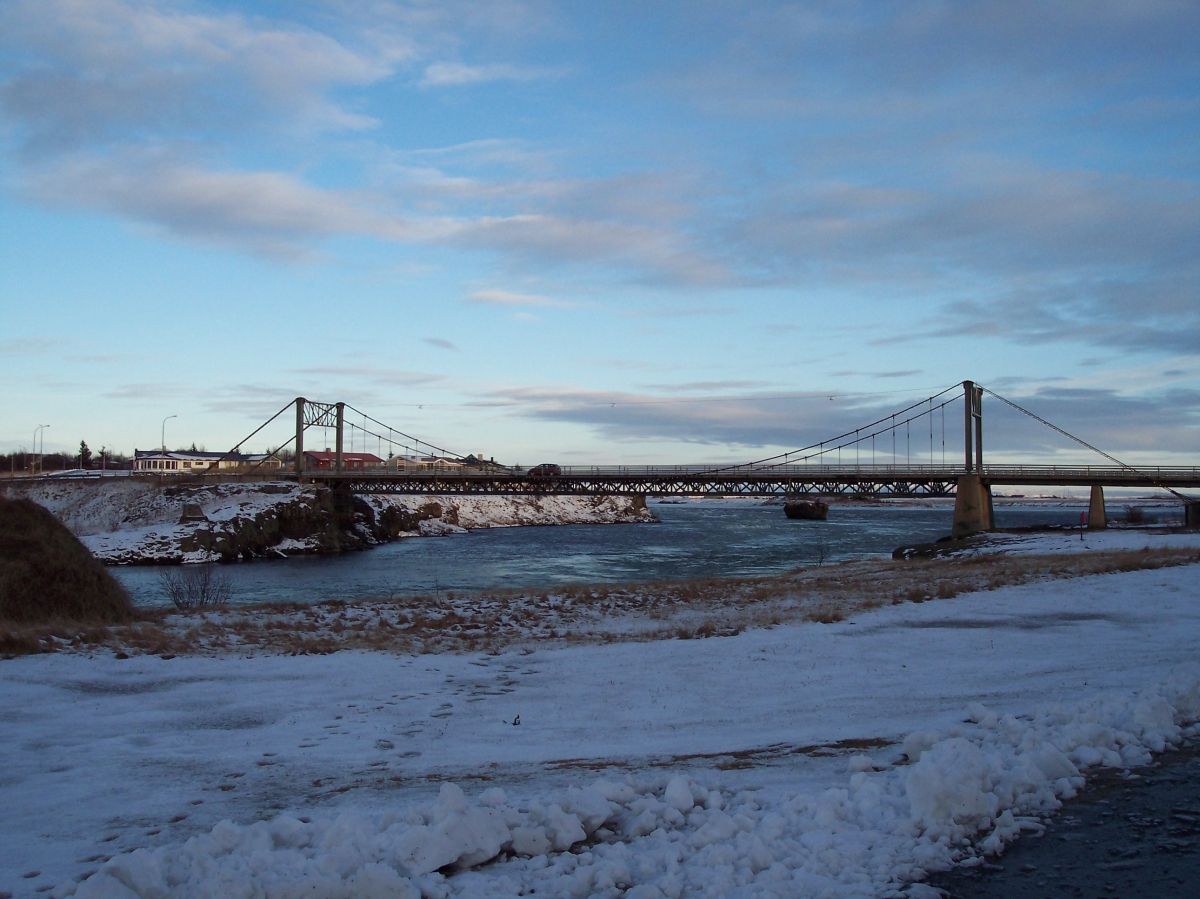 Pont suspendu de Selfoss 