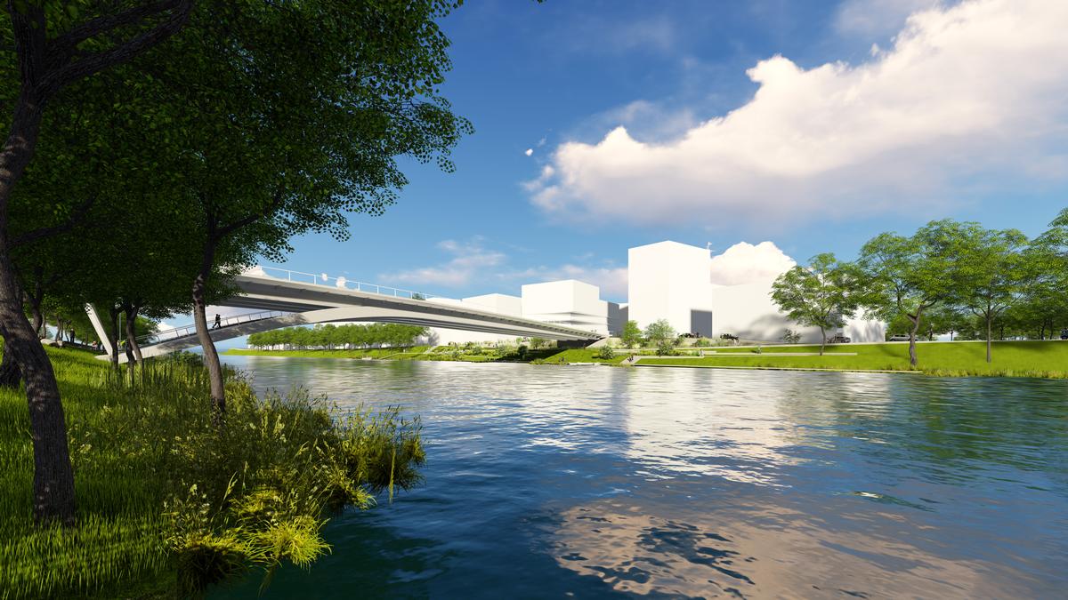 Pont du Village Olympique Paris 2024 
