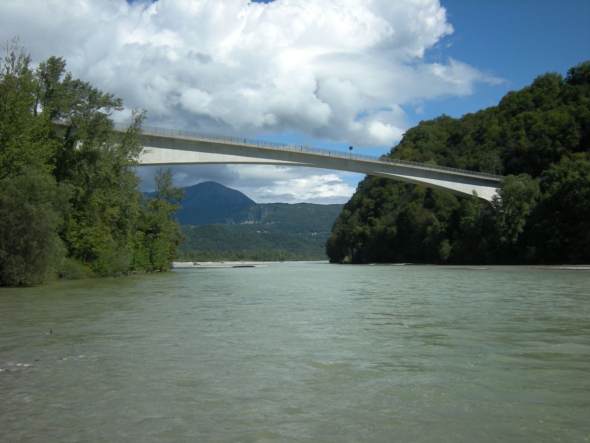 Tagliamentobrücke Pinzano 