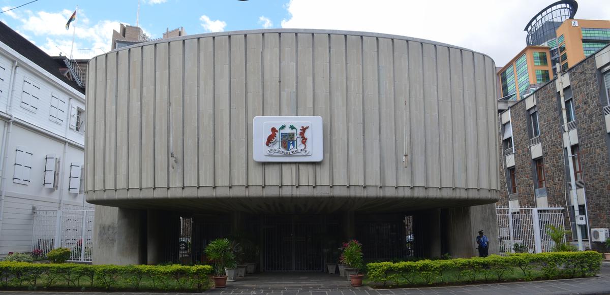 Parlamentsgebäude der Nationalversammlung von Mauritius 