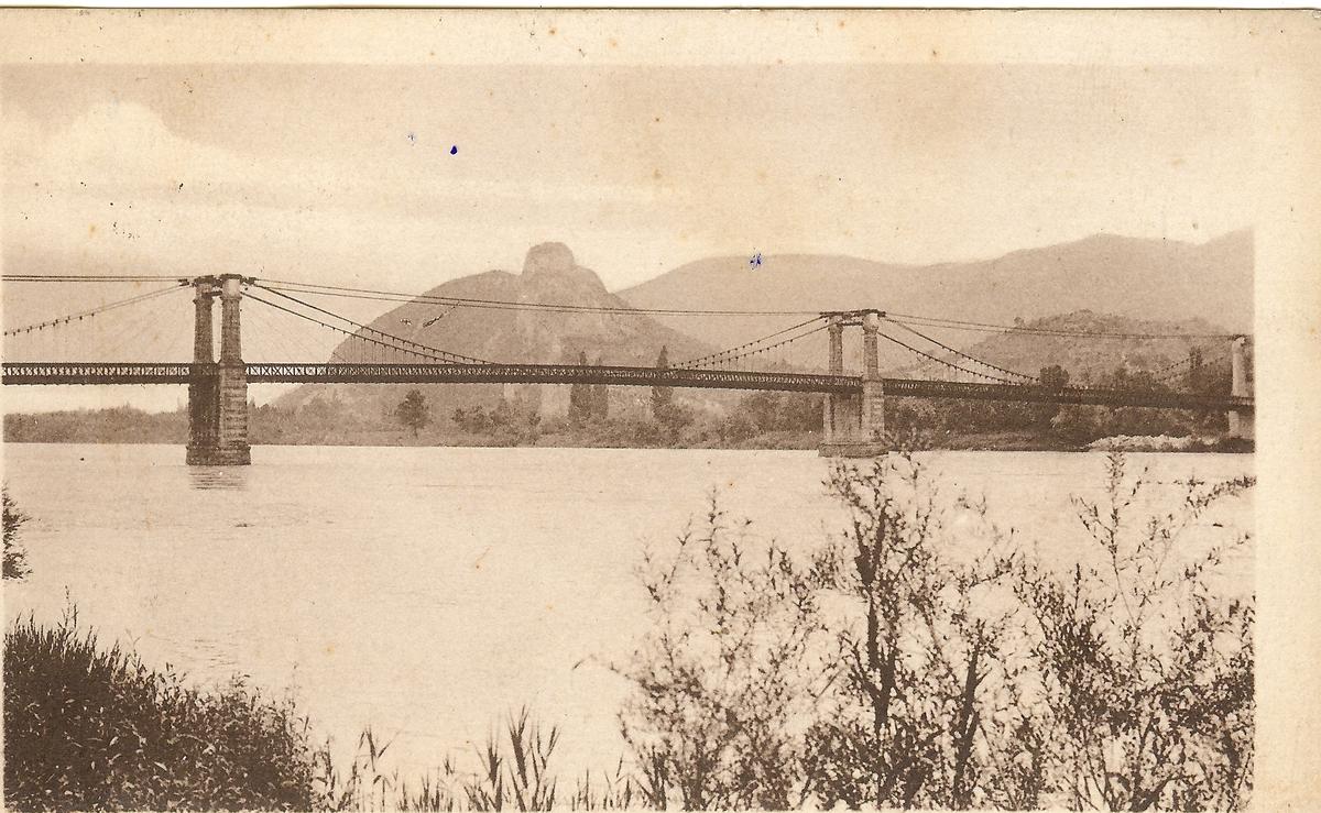 Pont suspendu de Viviers 