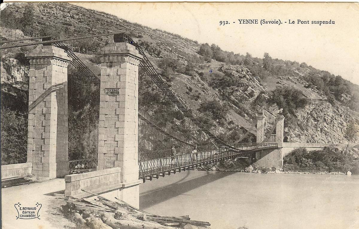 Hängebrücke Yenne 