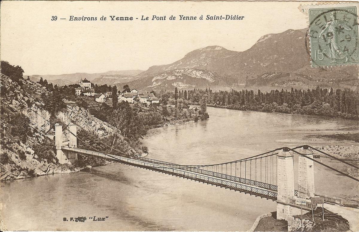 Hängebrücke Yenne 