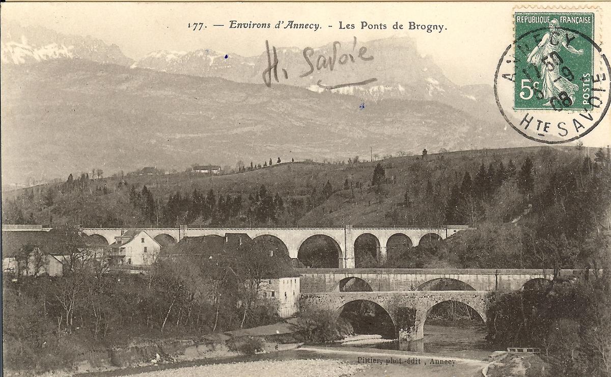 Eisenbahnviadukt Pont de Brogny 