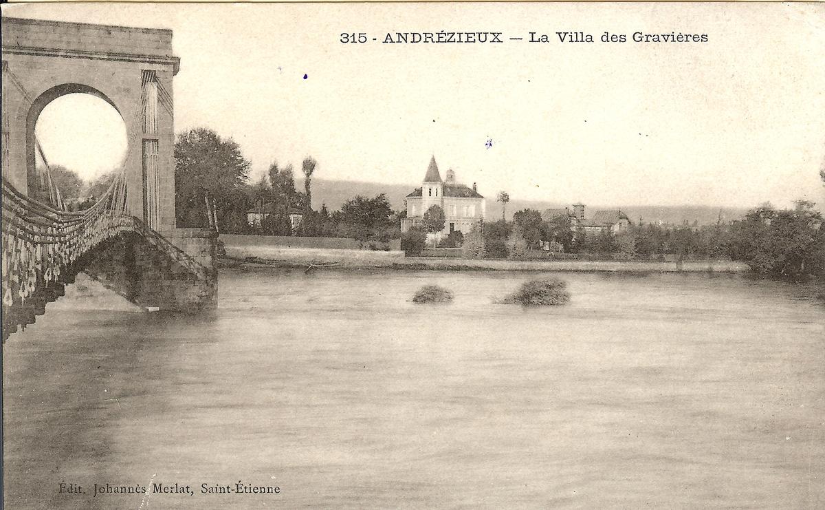 Hängebrücke Andrézieux 