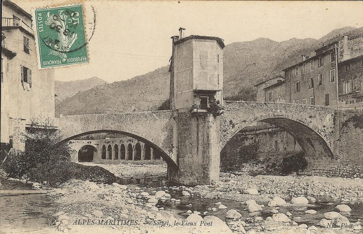 Vieux pont à péage de Sospel 
