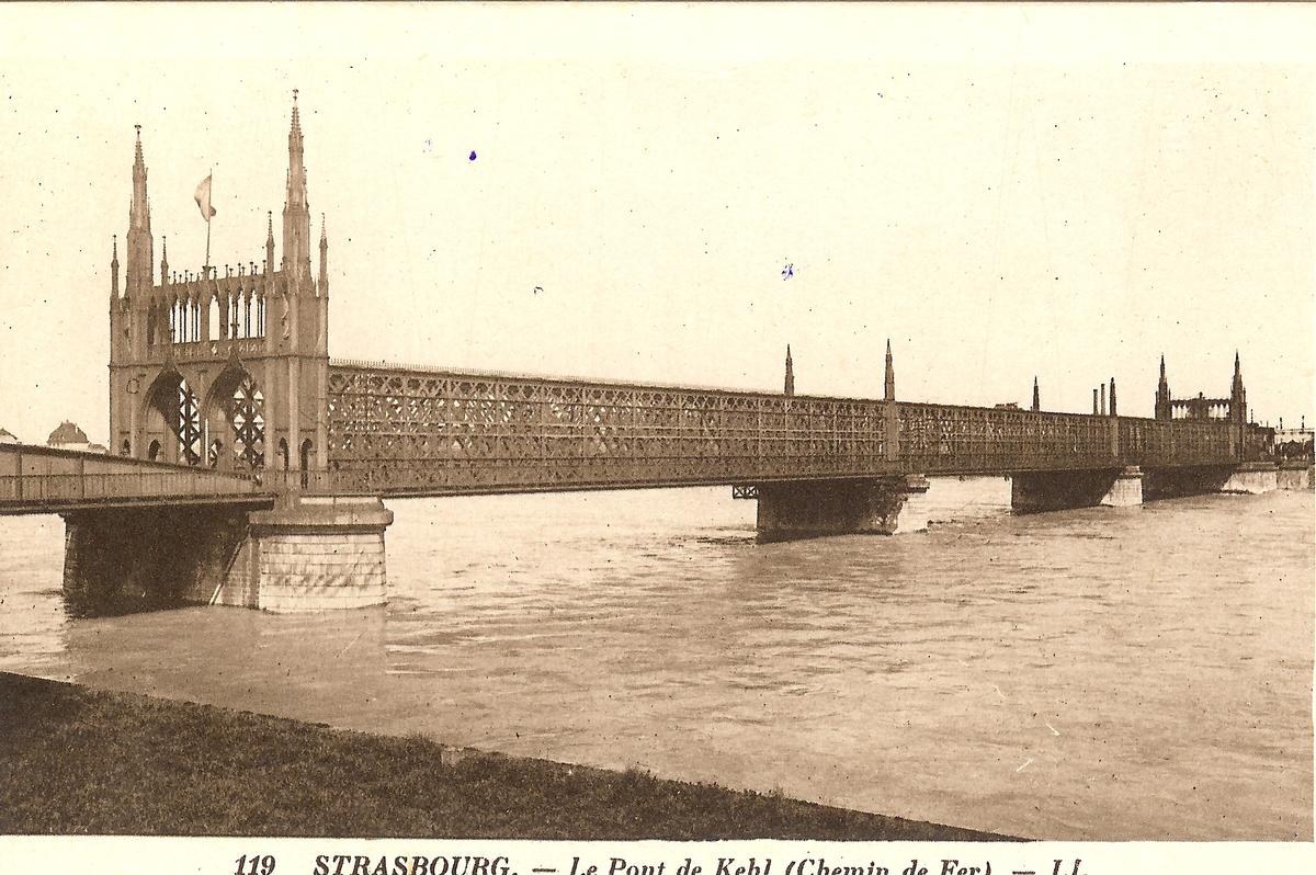 Eisenbahnbrücke Straßburg-Kehl 