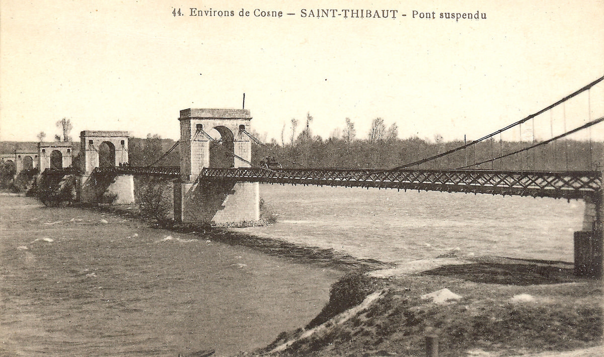Pont suspendu de Saint-Thibault 