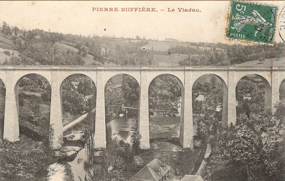 Eisenbahnbviadukt Pierre-Buffière 