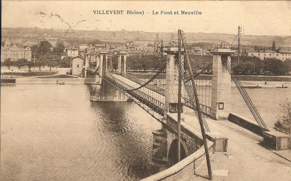 Pont suspendu de Neuville 