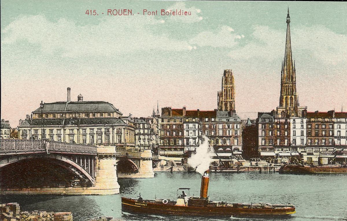 Boieldieu Bridge (Rouen, 1888) | Structurae