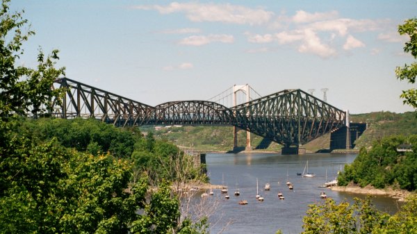 Quebec Bridge, Quebec City, Canada 