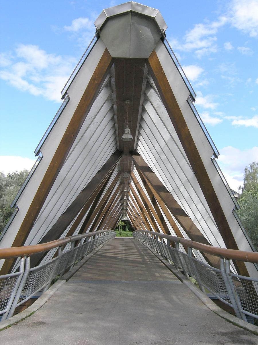 Remseck Rems River Footbridge 