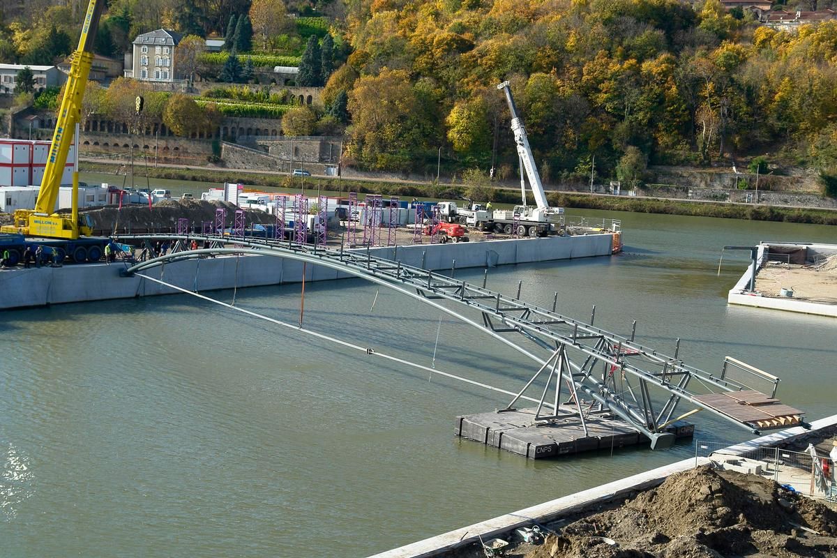 Passerelle Lyon Confluence 