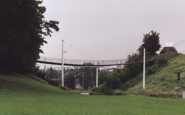 Rosenstein Park pedestrian bridges in Stuttgart 