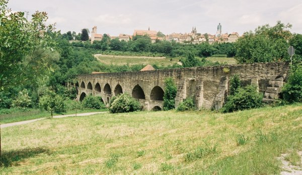 Tauberbrücke in Rothenburg ob der Tauber 