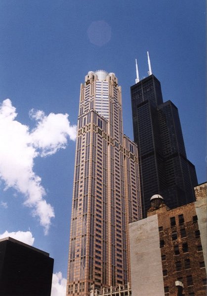 Sears Tower à l'arrière-plan 