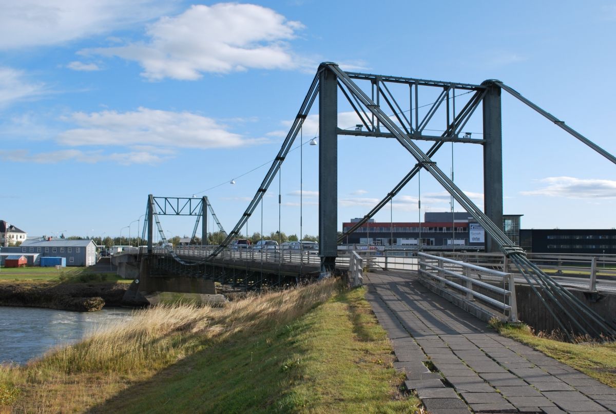 Hängebrücke Selfoss 