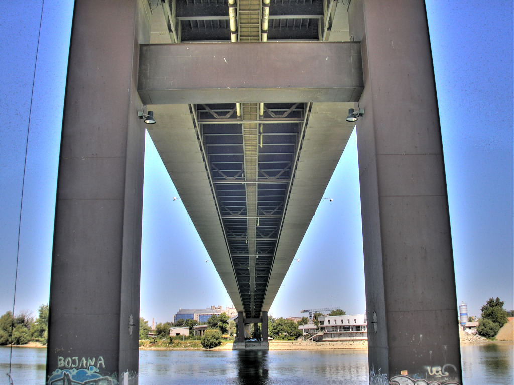 Nouveau pont-rail sur le Sava 