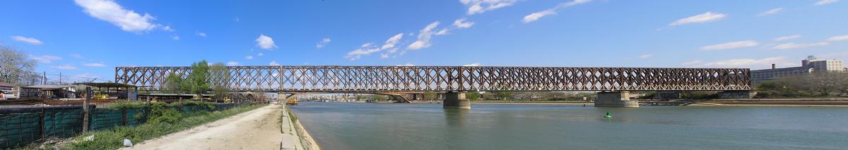 Vieux pont-rail sur le Sava 