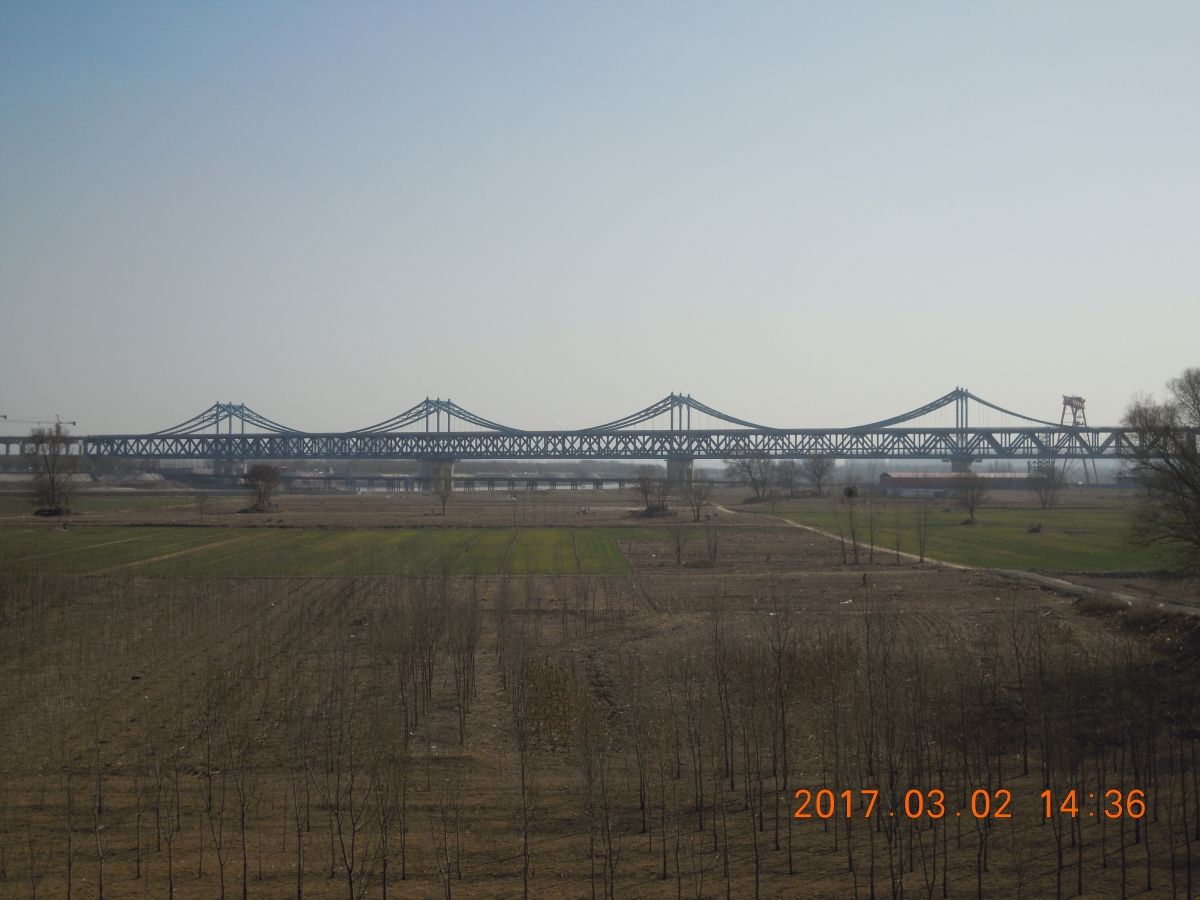 Eisenbahnbrücke Jinan 