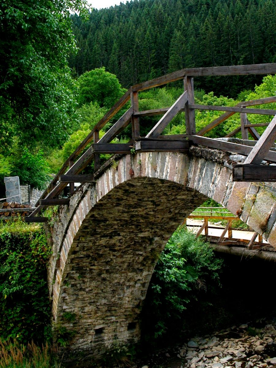 Ladjabrücke Schiroka Laka 
