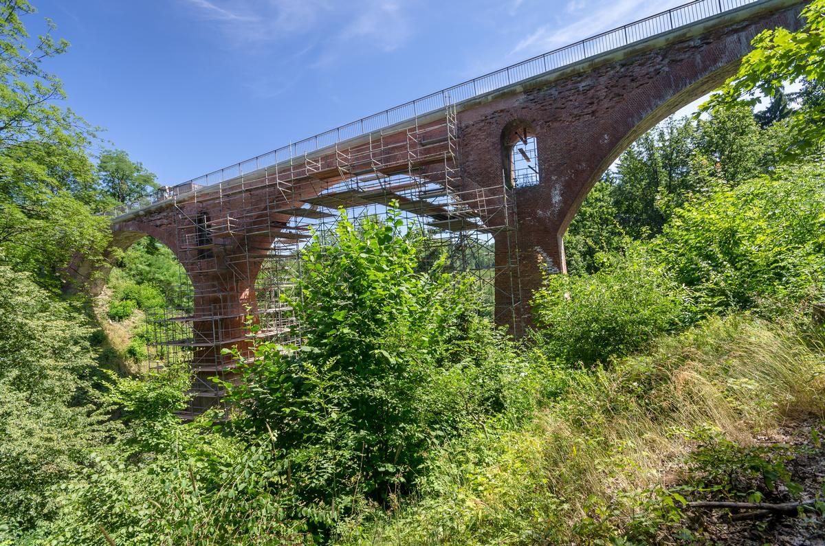 Eulengebirgsbahnbrücke Żdanów 