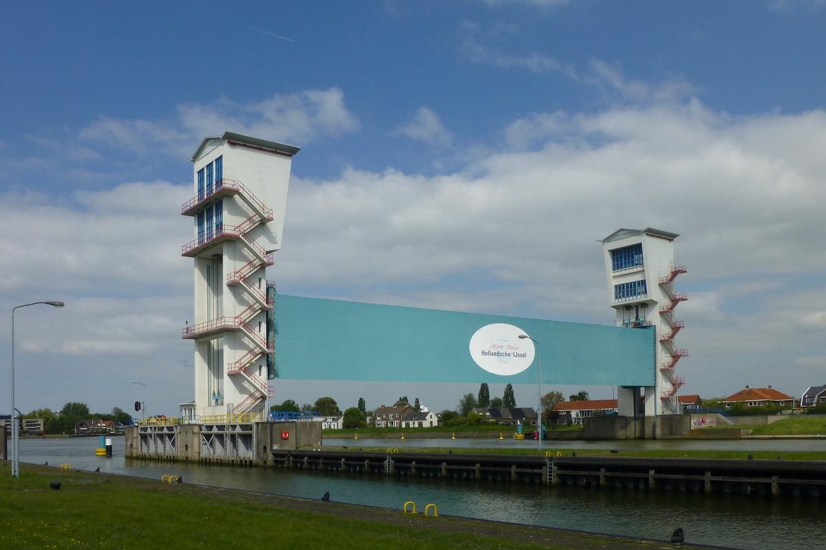Barrière anti-inondation de l'Yssel hollandais 