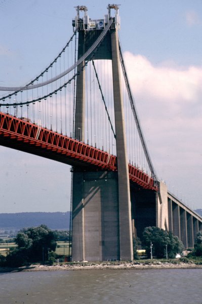 Pont de Tancarville in der Normandie 