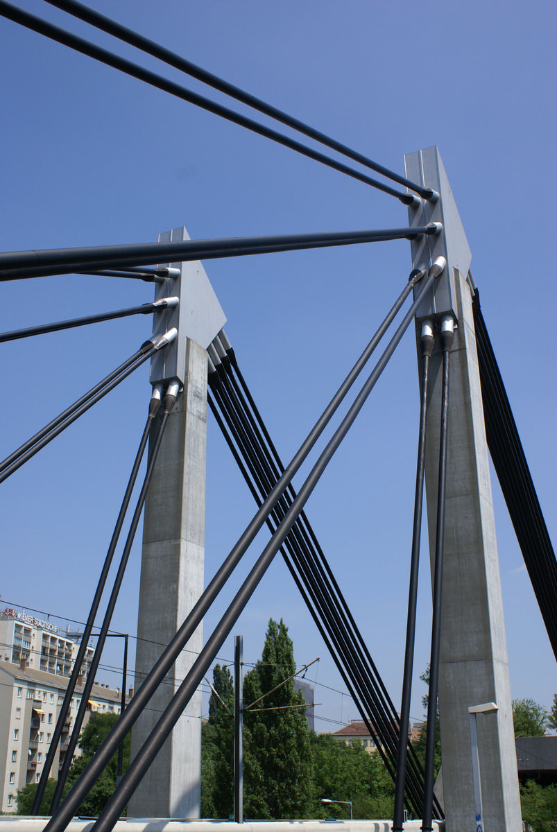 Bridge carrying the U6 across the Danube Canal, Vienna 