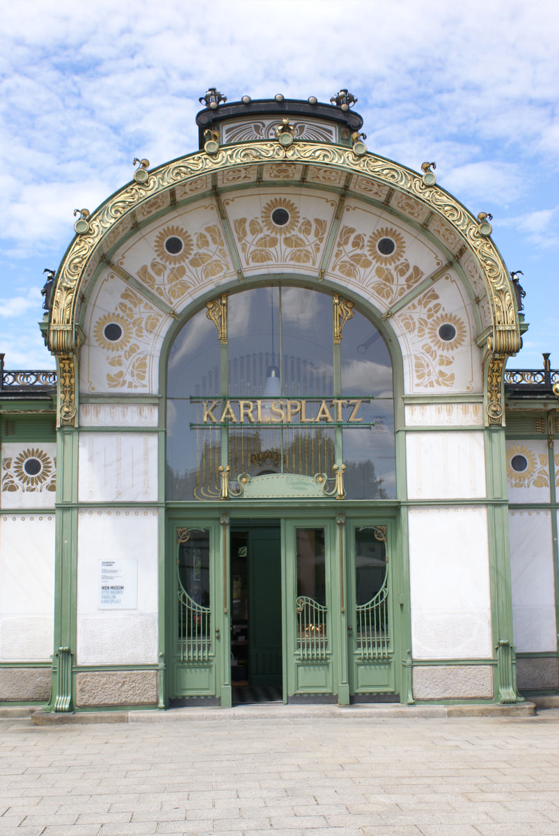 Pavillons de la Stadtbahn au Karlsplatz, Vienne 