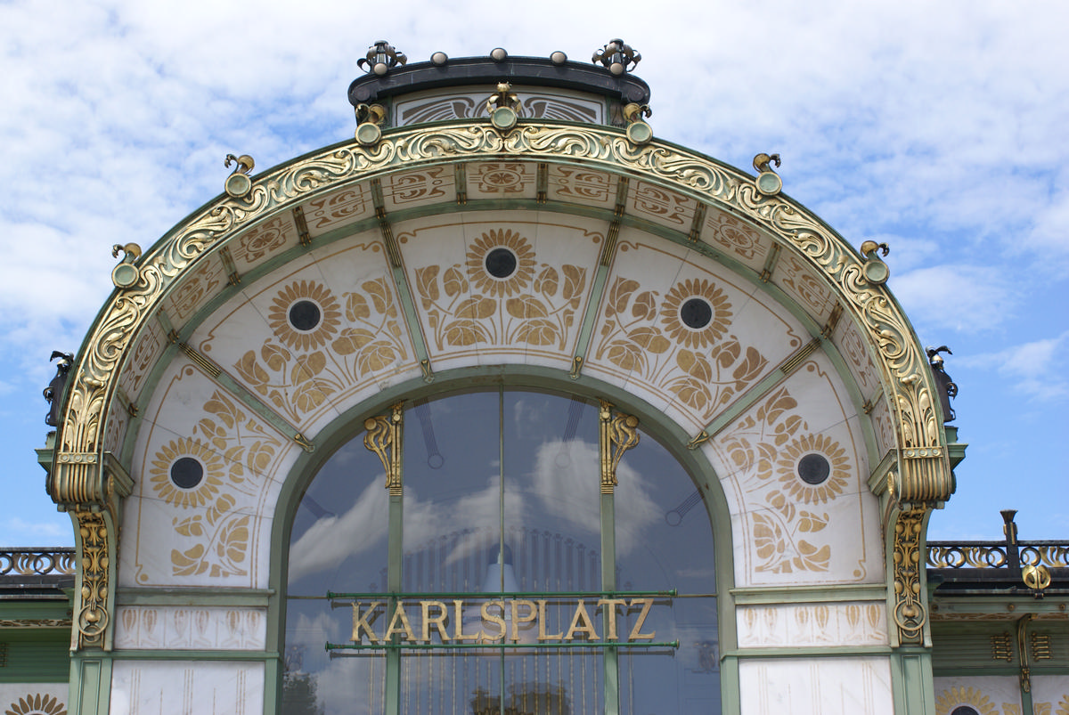Pavillons de la Stadtbahn au Karlsplatz, Vienne 