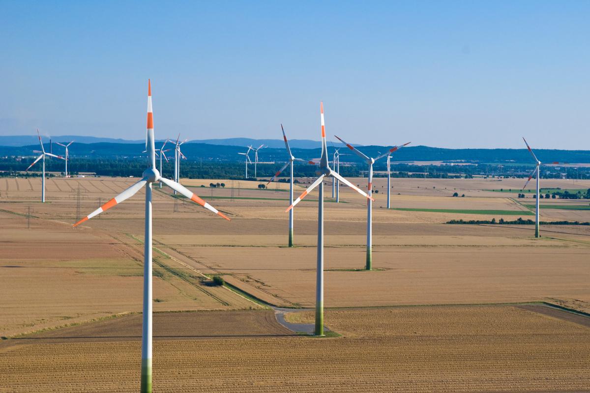 Wind farm in Germany 