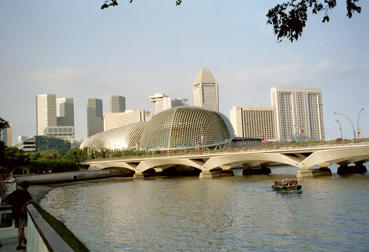 Esplanade-Theatres on the Bay & Bridge, Singapour 
