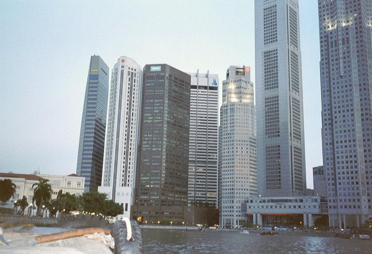Buildings near Raffles Place, Singapore 
