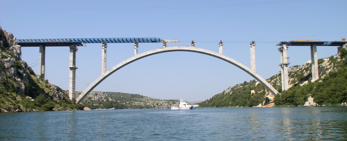 Krka River Bridge, Croatia 