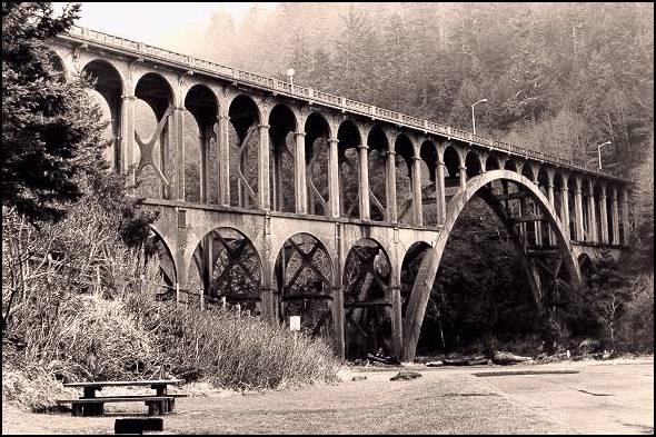 Cape Creek Bridge, Lane County, Oregon 