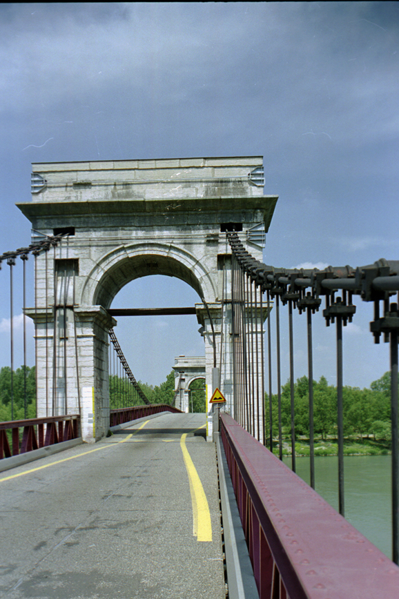 Givors Suspension Bridge 