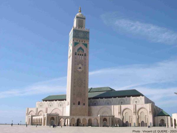 Moschee Hassan II., Casablanca, Marokko – Vue générale 