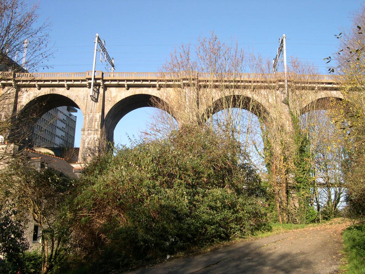 Viaduc du chemin de fer du Gouédic - Saint Brieuc - Cotes d'Armor - France 