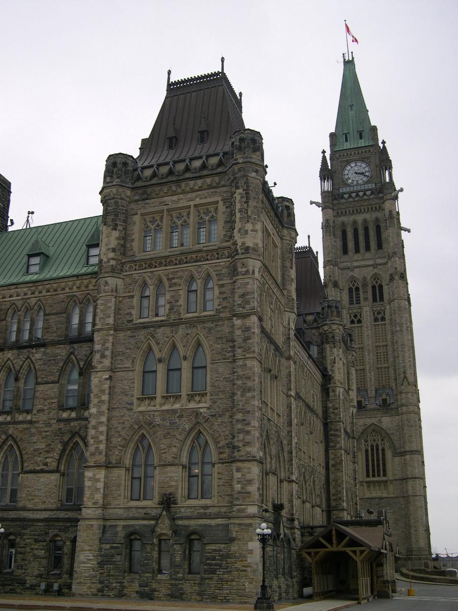 Kanadisches Parlament, Ottawa, Ontario, KanadaZentralgebäude 