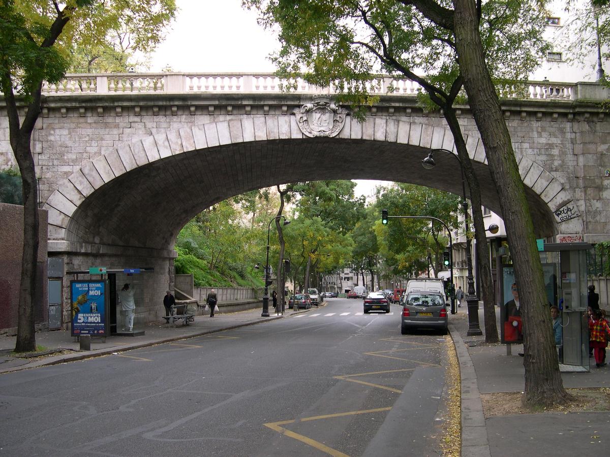 Pont de la Rue Charles Renouvier, Paris 