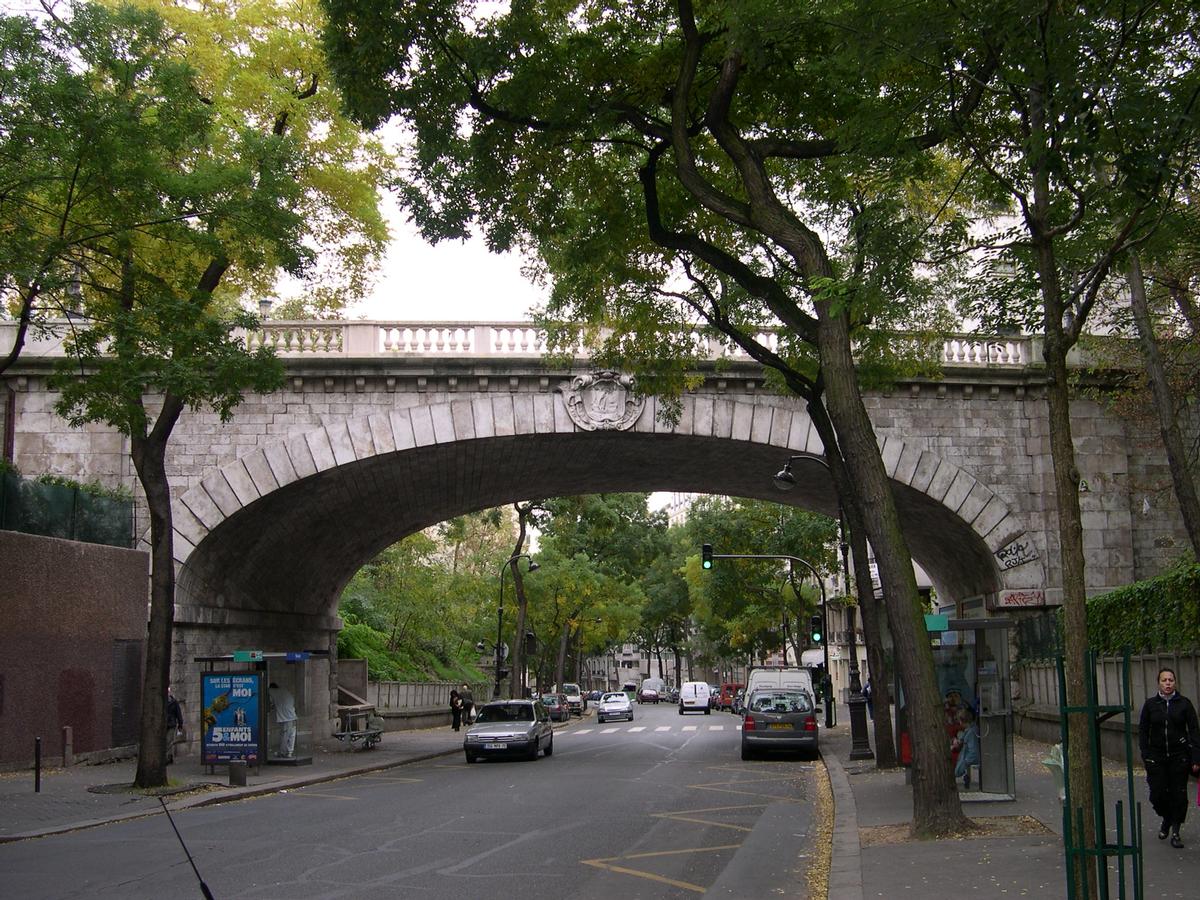 Pont de la Rue Charles Renouvier20ème arrondissement, Paris 