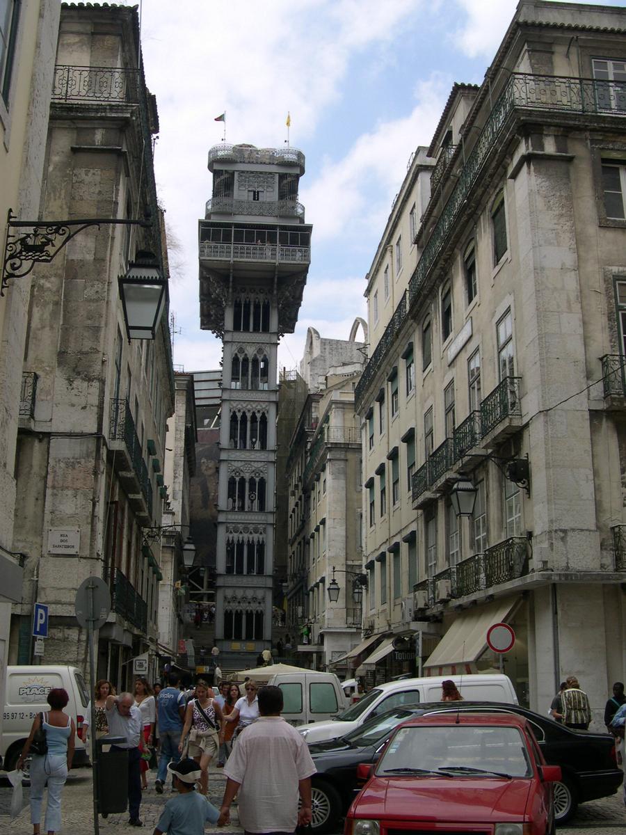Ascenseur de Santa Justa - Lisbonne, Lisbonne, Portugal 