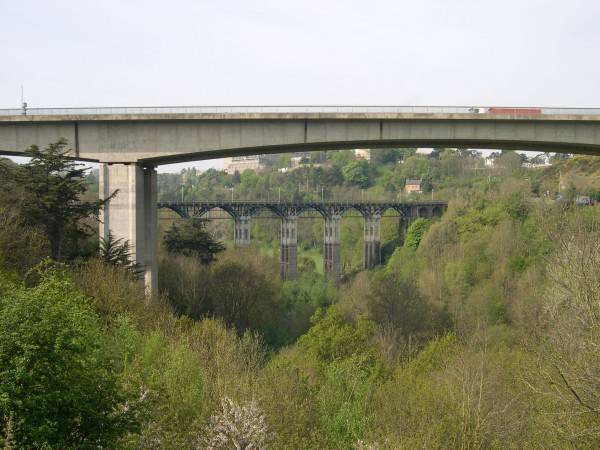Viaduc sur Le Gouédic, Saint-Brieuc 
