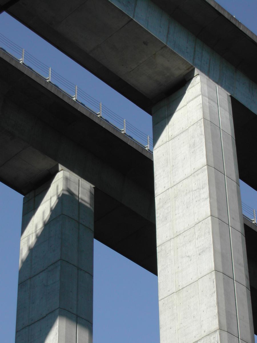 Highway viaduct over the Briance at Pierre-Buffière 