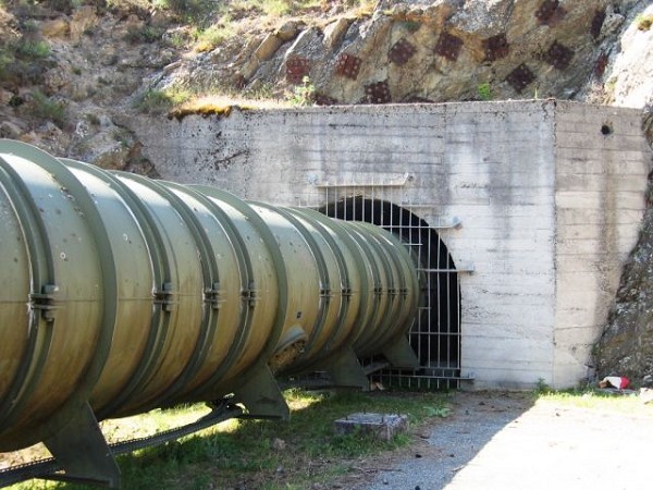 Corscia plant and water deviation pipeline 
